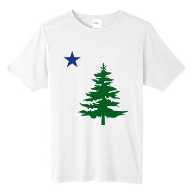 Old Maine State Flag 1901 Pine Tree Star Tall Fusion ChromaSoft Performance T-Shirt