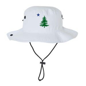 Old Maine State Flag 1901 Pine Tree Star Legacy Cool Fit Booney Bucket Hat