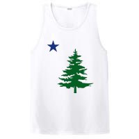 Old Maine State Flag 1901 Pine Tree Star PosiCharge Competitor Tank