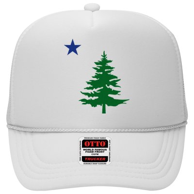 Old Maine State Flag 1901 Pine Tree Star Trucker Hat
