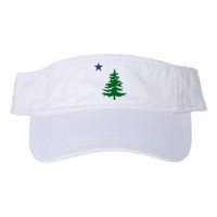 Old Maine State Flag 1901 Pine Tree Star Valucap Bio-Washed Visor