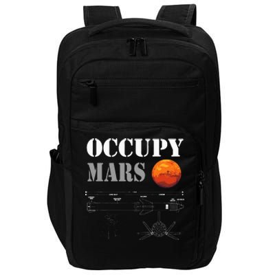 Occupy Mars Starship Rocket Impact Tech Backpack