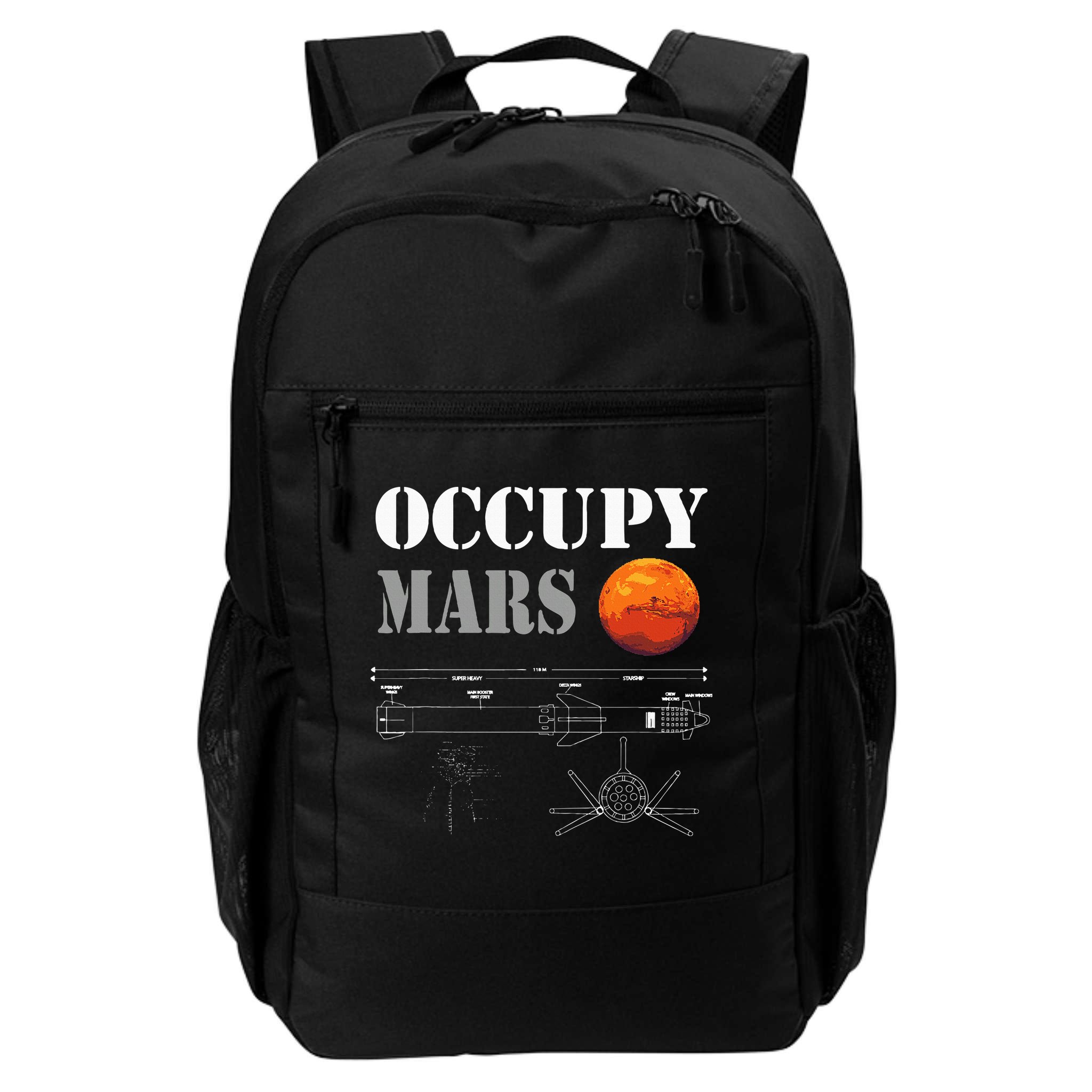 Occupy Mars Starship Rocket Backpack