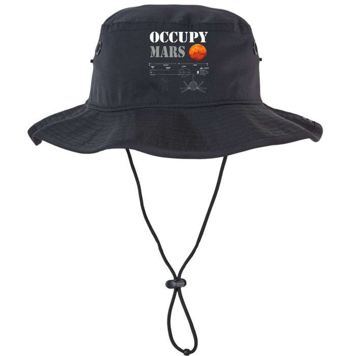 Occupy Mars Starship Rocket Legacy Cool Fit Booney Bucket Hat