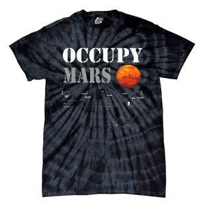 Occupy Mars Starship Rocket Tie-Dye T-Shirt