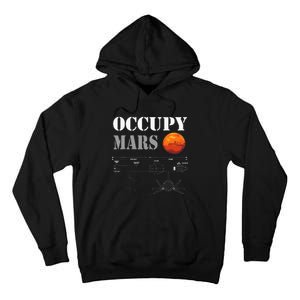 Occupy Mars Starship Rocket Tall Hoodie