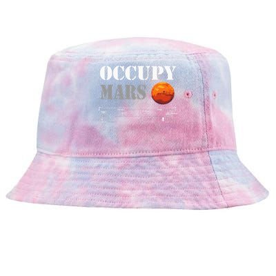 Occupy Mars Starship Rocket Tie-Dyed Bucket Hat