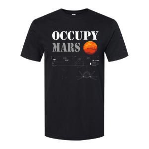 Occupy Mars Starship Rocket Softstyle CVC T-Shirt