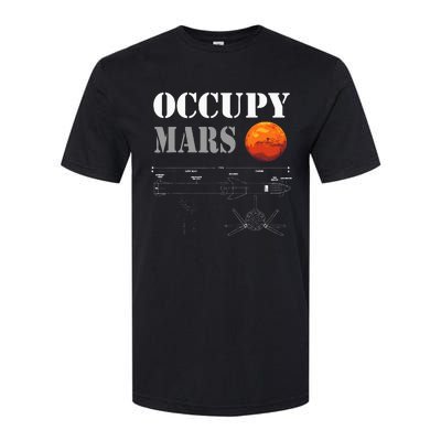 Occupy Mars Starship Rocket Softstyle® CVC T-Shirt