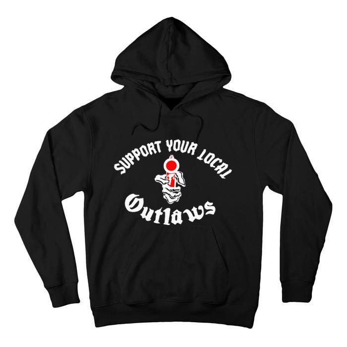 Outlaw Mc Support Tall Hoodie