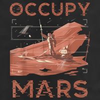 Occupy Mars Shirts Space Exploration Colonize Planet Mars Cool Comfort Performance Bucket Hat