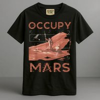 Occupy Mars Shirts Space Exploration Colonize Planet Mars Garment-Dyed Heavyweight T-Shirt