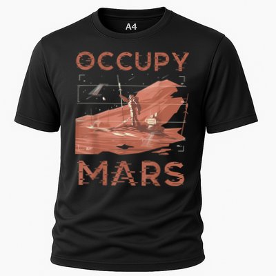 Occupy Mars Shirts Space Exploration Colonize Planet Mars Performance Shirt