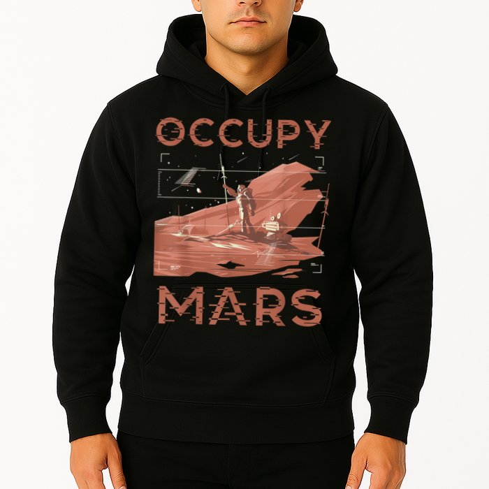 Occupy Mars Shirts Space Exploration Colonize Planet Mars Hoodie