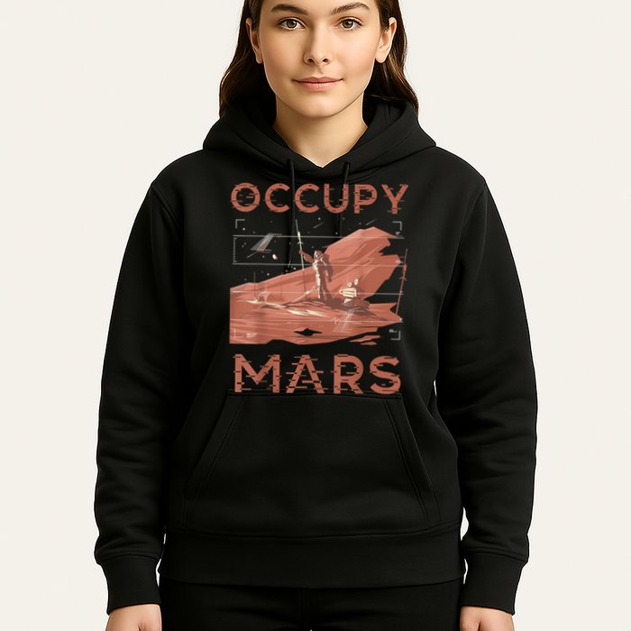 Occupy Mars Shirts Space Exploration Colonize Planet Mars Hoodie