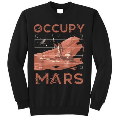 Occupy Mars Shirts Space Exploration Colonize Planet Mars Sweatshirt