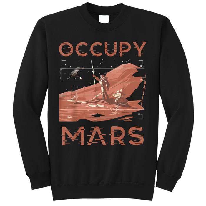 Occupy Mars Shirts Space Exploration Colonize Planet Mars Sweatshirt
