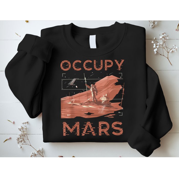 Occupy Mars Shirts Space Exploration Colonize Planet Mars Sweatshirt