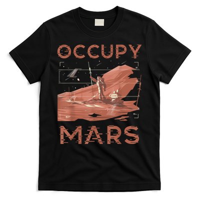 Occupy Mars Shirts Space Exploration Colonize Planet Mars T-Shirt