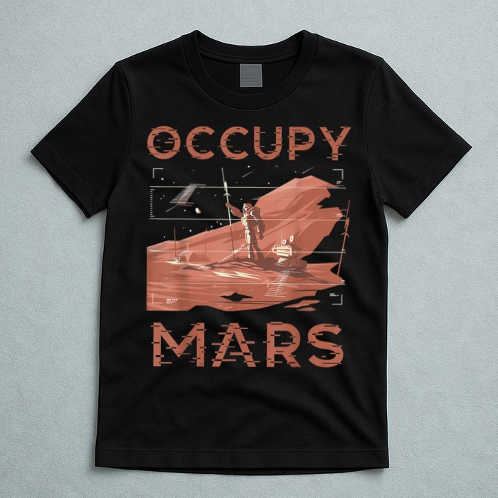 Occupy Mars Shirts Space Exploration Colonize Planet Mars T-Shirt