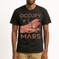 Occupy Mars Shirts Space Exploration Colonize Planet Mars Tall T-Shirt