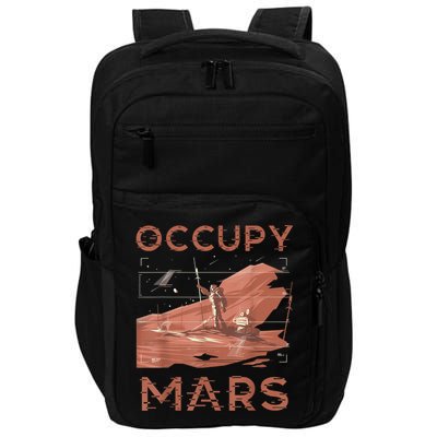 Occupy Mars Shirts Space Exploration Colonize Planet Mars Impact Tech Backpack