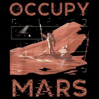 Occupy Mars Shirts Space Exploration Colonize Planet Mars Bucket Hat