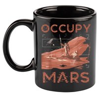 Occupy Mars Shirts Space Exploration Colonize Planet Mars 11oz C Handle Ceramic Mug