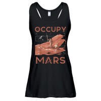 Occupy Mars Shirts Space Exploration Colonize Planet Mars Ladies Essential Flowy Tank