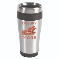 Occupy Mars Shirts Space Exploration Colonize Planet Mars 16oz Travel Tumbler