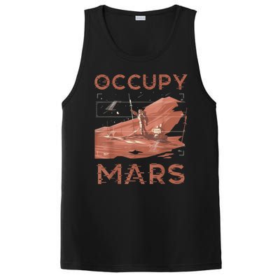 Occupy Mars Shirts Space Exploration Colonize Planet Mars PosiCharge Competitor Tank