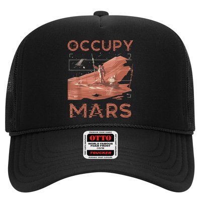Occupy Mars Shirts Space Exploration Colonize Planet Mars Trucker Hat