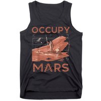 Occupy Mars Shirts Space Exploration Colonize Planet Mars Tank Top