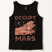 Occupy Mars Shirts Space Exploration Colonize Planet Mars Tank Top