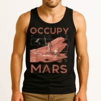 Occupy Mars Shirts Space Exploration Colonize Planet Mars Tank Top