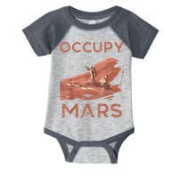 Occupy Mars Shirts Space Exploration Colonize Planet Mars Infant Baby Jersey Bodysuit