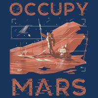 Occupy Mars Shirts Space Exploration Colonize Planet Mars Infant Baby Jersey Bodysuit