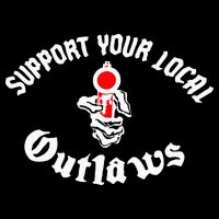 Outlaw Mc Support 7-Panel Snapback Hat
