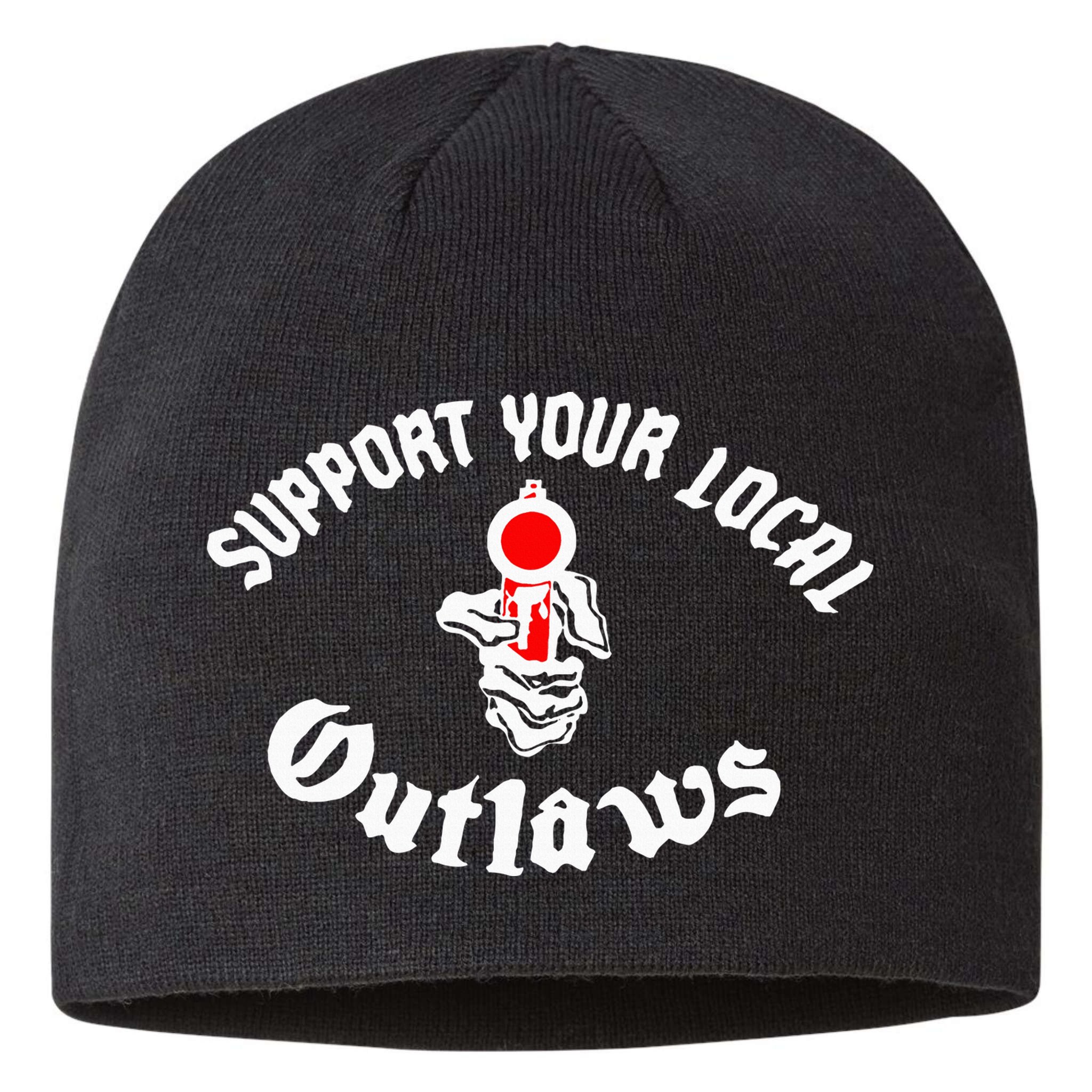 Outlaw Mc Support Sustainable Beanie