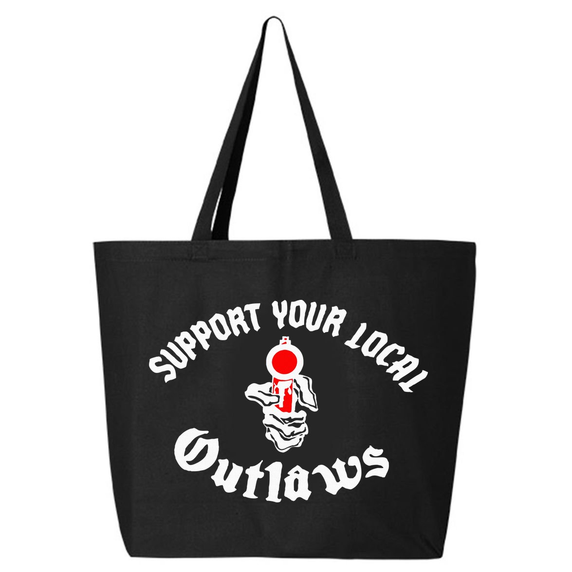 Outlaw Mc Support 25L Jumbo Tote