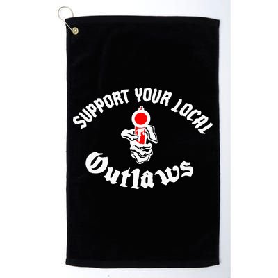 Outlaw Mc Support Golf Towel