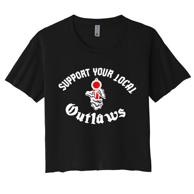 Outlaw Mc Support Crop Top