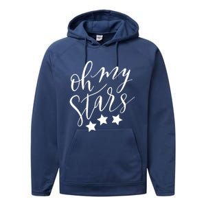 Oh My Stars Gift Performance Fleece Hoodie