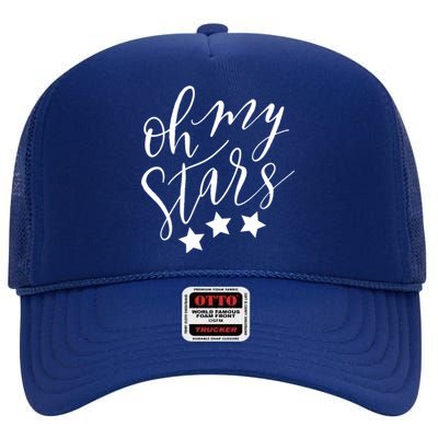 Oh My Stars Gift High Crown Mesh Back Trucker Hat