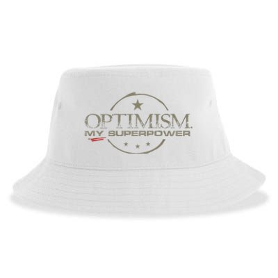 OPTIMISM My Superpower Sustainable Bucket Hat