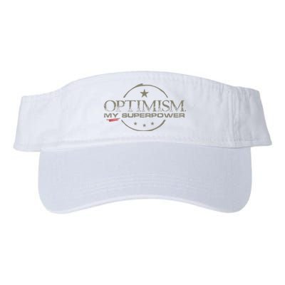 OPTIMISM My Superpower Valucap Bio-Washed Visor