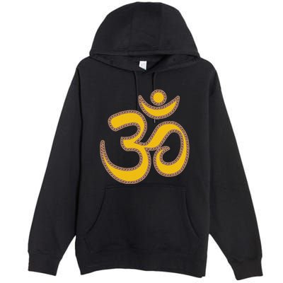 Om Meditation Spiritual Ancient Symbol Peace Yoga Aum Omkara Premium Pullover Hoodie