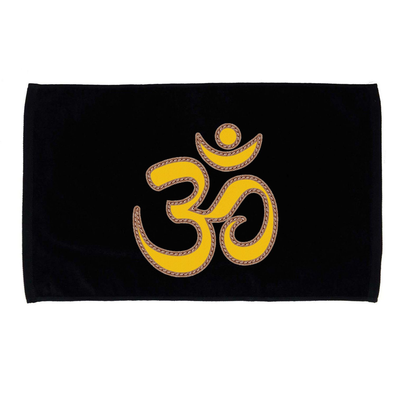 Om Meditation Spiritual Ancient Symbol Peace Yoga Aum Omkara Microfiber Hand Towel
