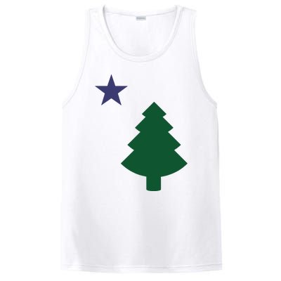 Old Maine State Flag 1901 Pine Tree Star PosiCharge Competitor Tank