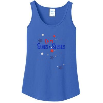 Oh My Stars And Stripes July 4th Funny Gift Ladies Essential Tank